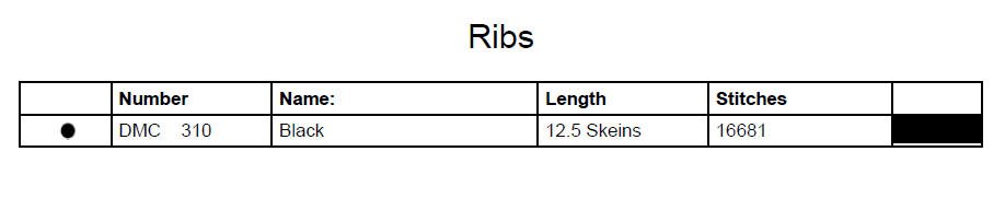 Stitching Jules Design Cross Stitch Pattern Ribs Cross Stitch Pattern | Human Anatomy Cross Stitch Pattern | Monochrome | Instant PDF Download