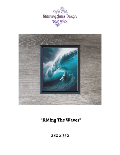 Stitching Jules Design Cross Stitch Pattern Riding The Waves
