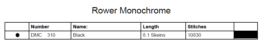 Common Rowing Pattern Rowing Sport Monochrome Counted Cross Stitch Pattern Instant PDF Downl ...