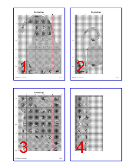 Stitching Jules Design Cross Stitch Pattern Santa Claus Christmas Kris Kringle Holiday Cross Stitch Embroidery Needlepoint Pattern PDF Download Pattern Keeper Ready