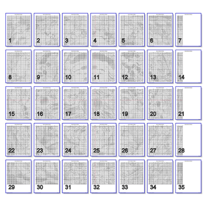 Stitching Jules Design Cross Stitch Pattern Santa Claus Christmas Stained Glass Large Full Coverage Counted Cross-Stitch Pattern (Digital Download)