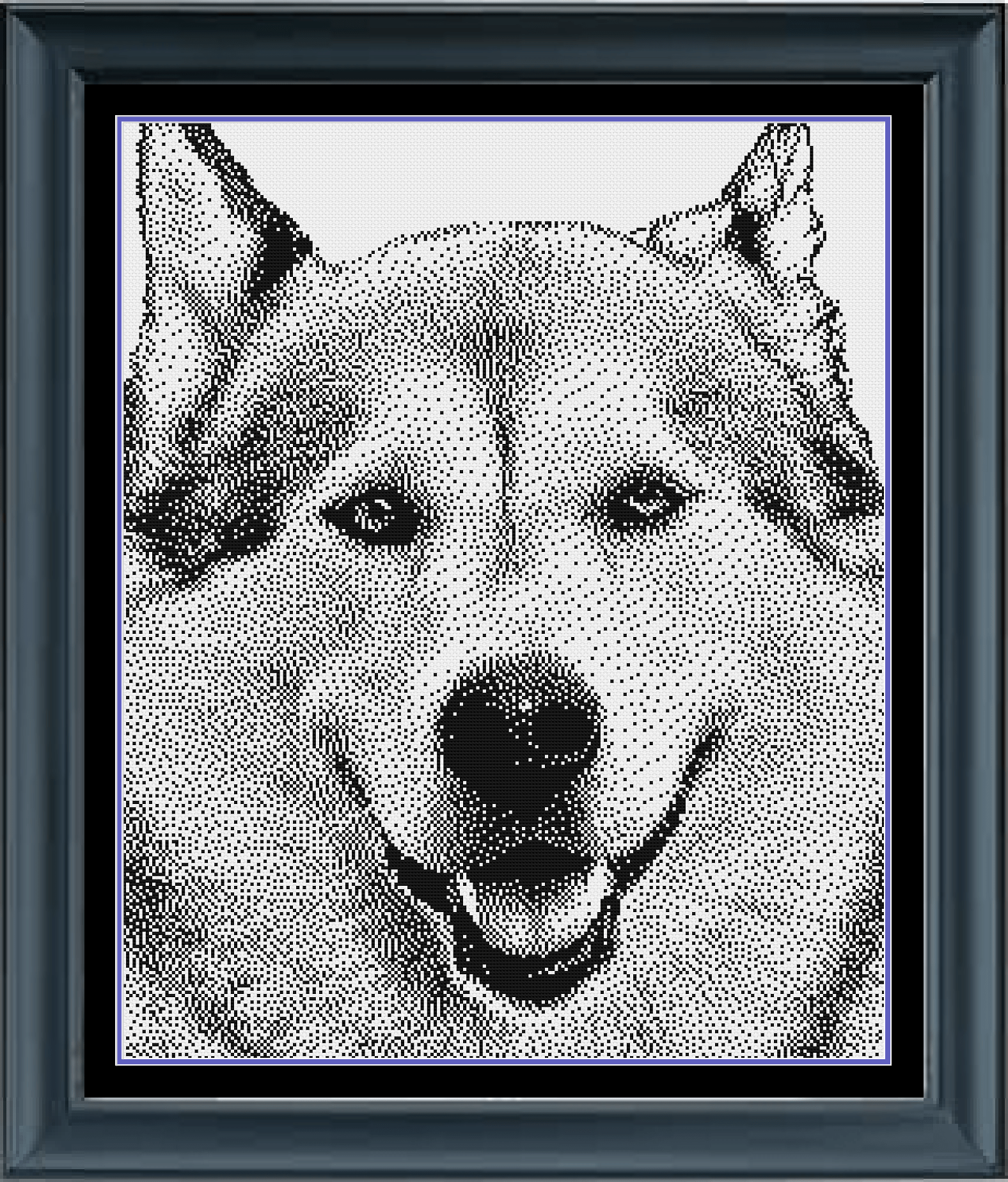 Stitching Jules Design Cross Stitch Pattern Siberian Husky Cross Stitch Pattern | Dog Cross Stitch Pattern | Blackwork | Instant PDF Download