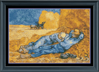 Thumbnail for Stitching Jules Design Cross Stitch Pattern Siesta Van Gogh Famous Painting Art Cross Stitch Embroidery Needlepoint Pattern PDF Download - Ready For Pattern Keeper