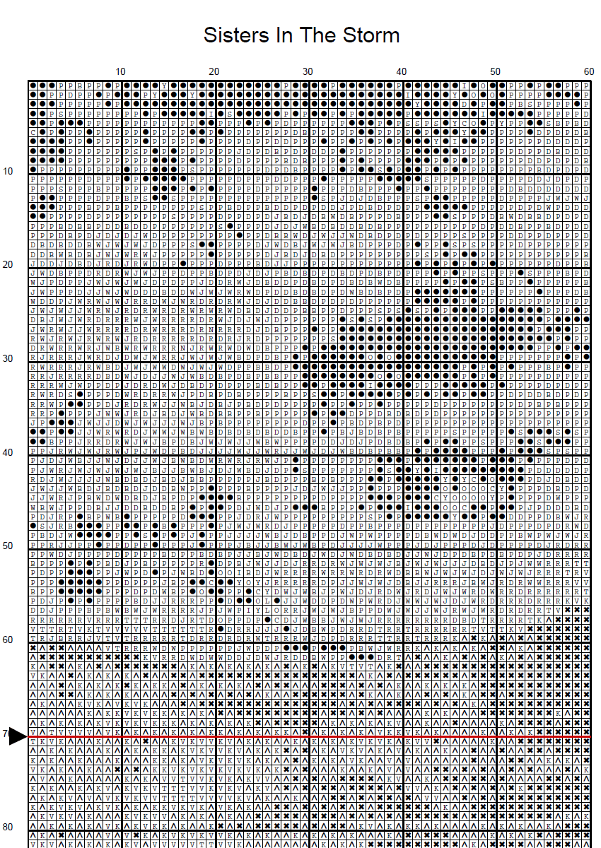 Stitching Jules Design Cross Stitch Pattern Sisters In The Storm Cross Stitch Pattern Digital Download
