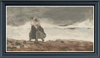 Thumbnail for Stitching Jules Design Cross Stitch Pattern Sisters In The Storm Cross Stitch Pattern Digital Download