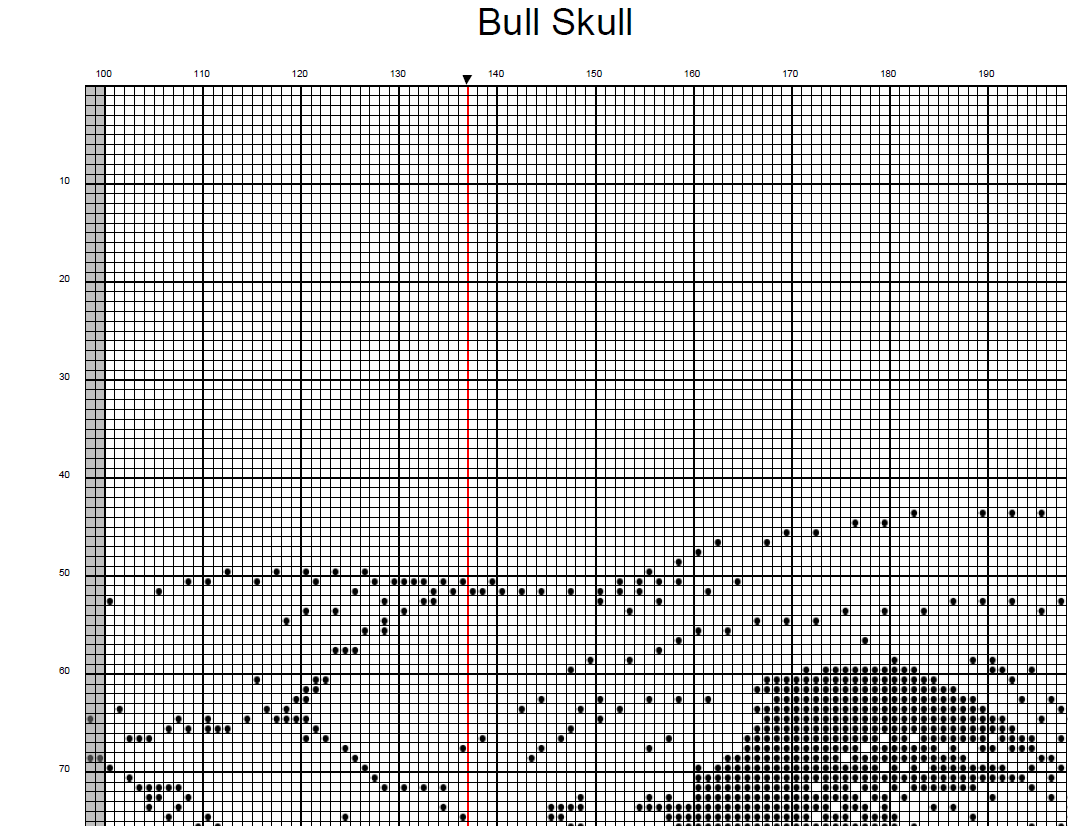 Stitching Jules Design Cross Stitch Pattern Skull Cross Stitch Pattern | Old West Cross Stitch Pattern | Blackwork | Physical And Instant PDF Download Pattern Options