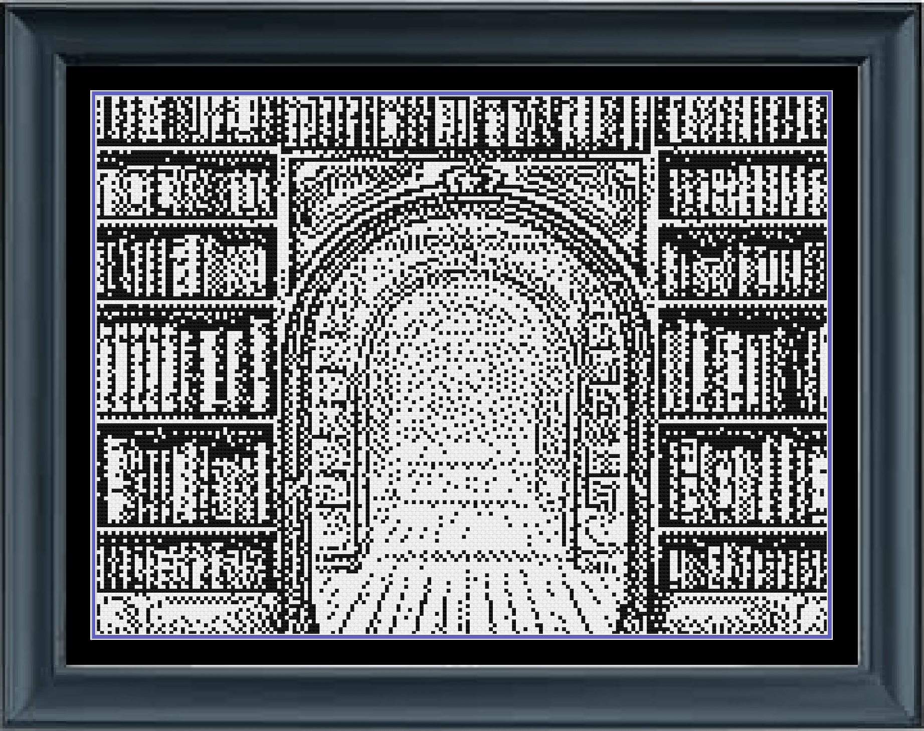 Stitching Jules Design Cross Stitch Pattern Physical Pattern - $10 Small Library Cross Stitch Pattern | Books Cross Stitch Pattern | Blackwork | Instant PDF Download And Physical Pattern Options