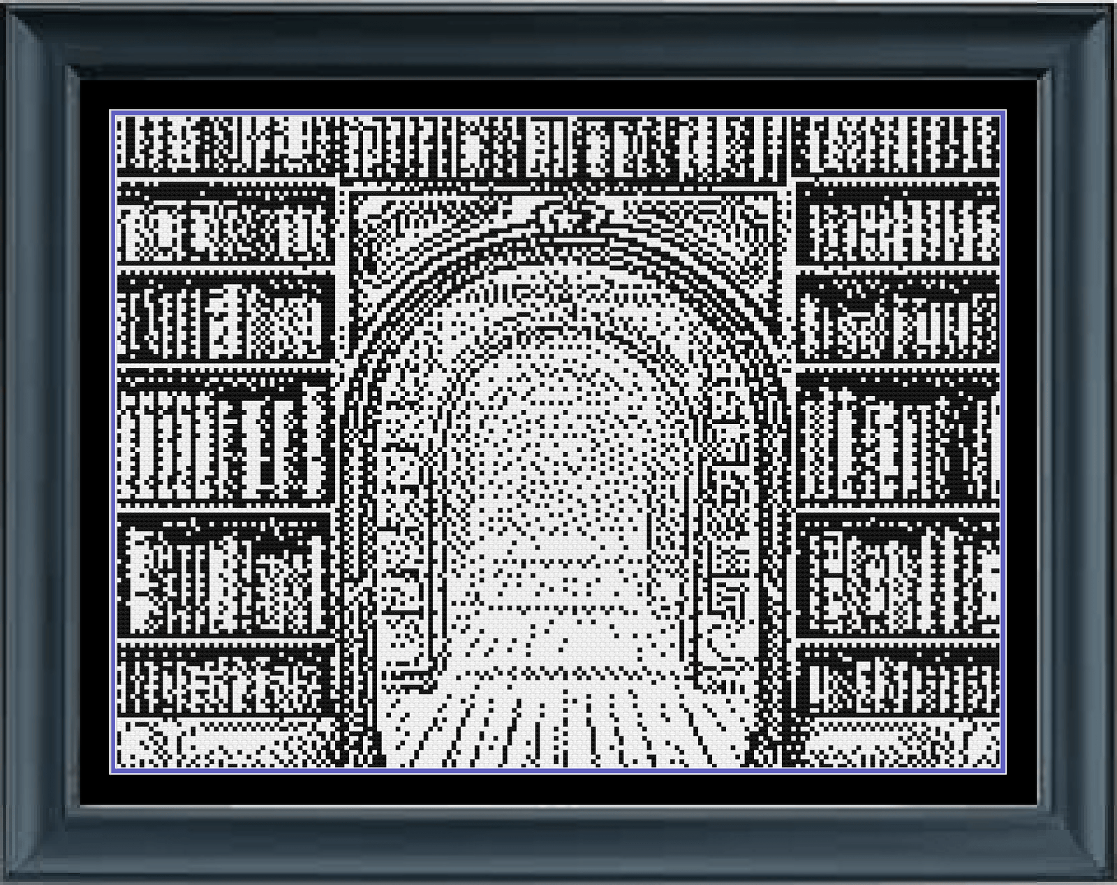 Book Street Digital Downloadable Cross Stitch Pattern