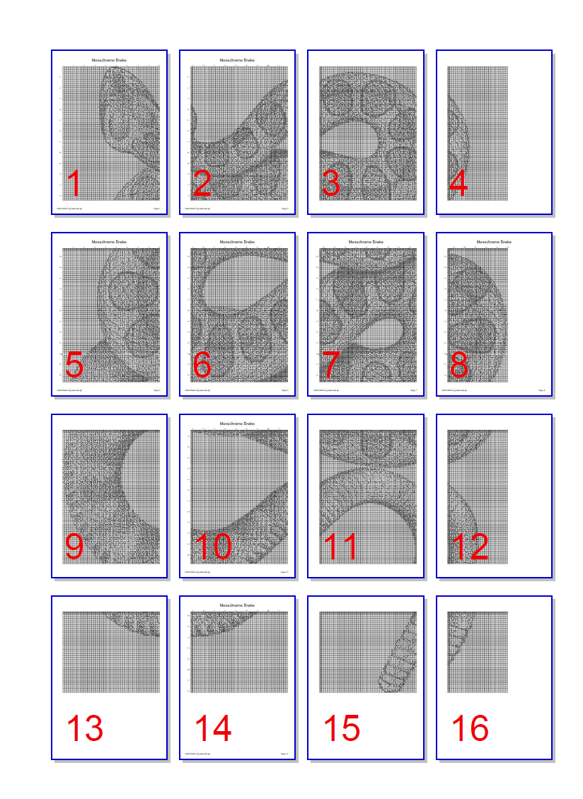 Stitching Jules Design Cross Stitch Pattern Snake Cross Stitch Pattern | Reptile Cross Stitch Pattern | Blackwork | Instant PDF Download And Physical Pattern Options