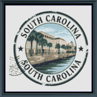 Thumbnail for Stitching Jules Design Cross Stitch Pattern South Carolina