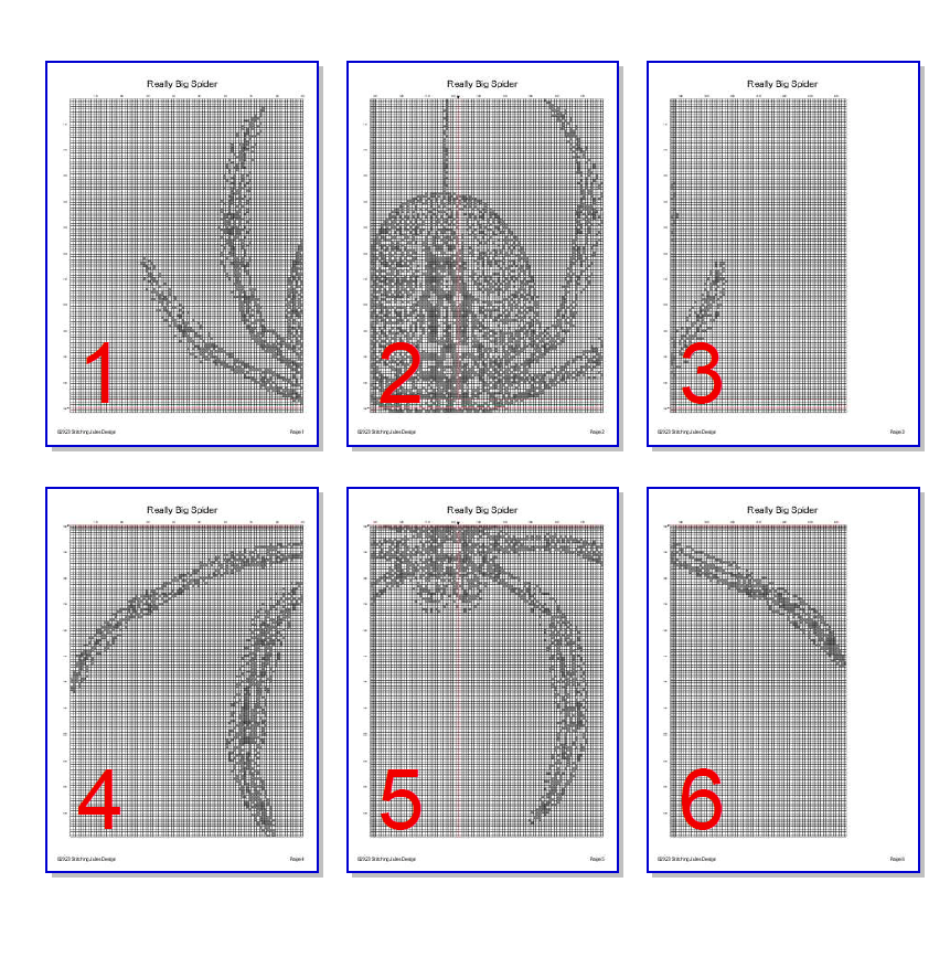 Stitching Jules Design Cross Stitch Pattern Spider Cross Stitch Pattern | Scary Cross Stitch Pattern | Blackwork | Instant PDF Download And Physical Pattern Options