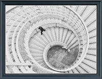 Thumbnail for Stitching Jules Design Cross Stitch Pattern Spiral Staircase Monochrome Cross Stitch Pattern Instant PDF Download