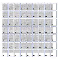 Thumbnail for Stitching Jules Design Cross Stitch Pattern Spooky Library Vintage Greyscale Full Coverage Large Counted Cross Stitch Pattern (Digital Download)
