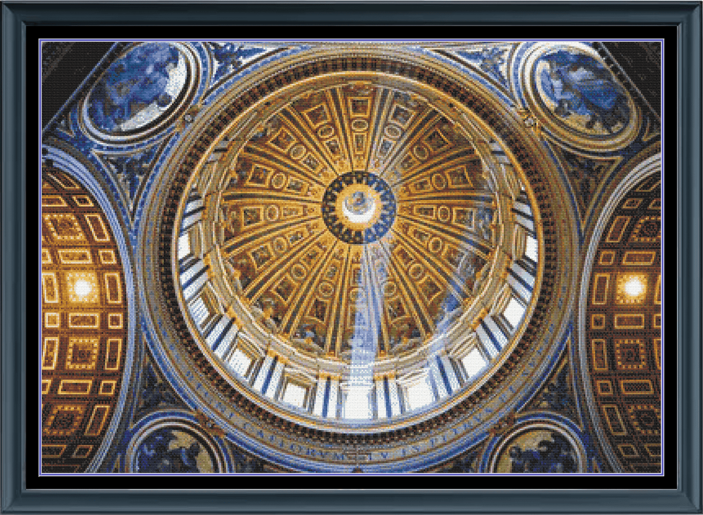Stitching Jules Design Cross Stitch Pattern St. Peter Basilica Dome Vatican Church Large Full Coverage Counted Cross-Stitch Pattern (Digital Download)