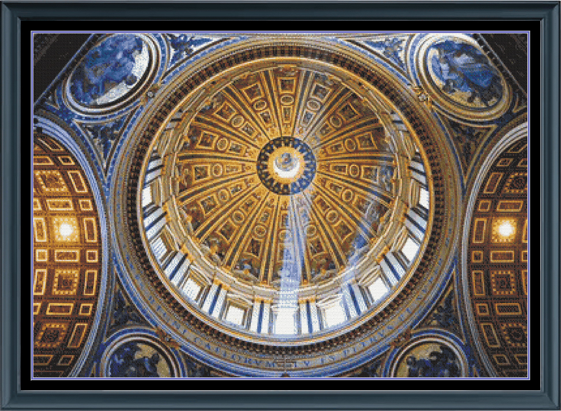 Stitching Jules Design Cross Stitch Pattern St. Peter Basilica Dome Vatican Church Large Full Coverage Counted Cross-Stitch Pattern (Digital Download)