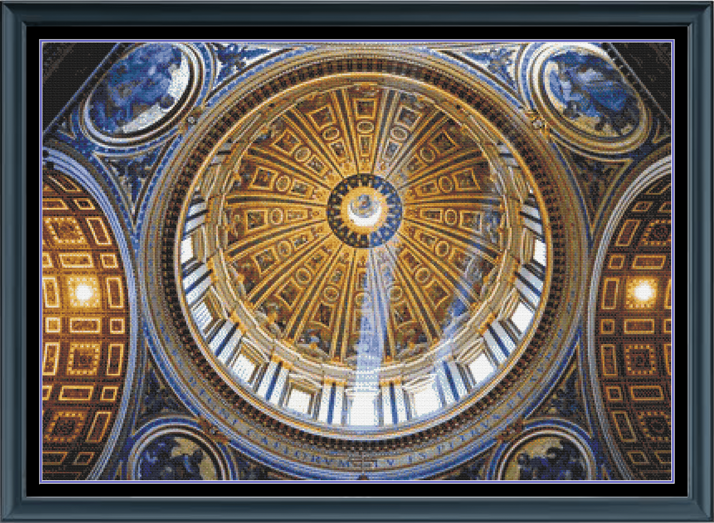 Stitching Jules Design Cross Stitch Pattern St. Peter Basilica Dome Vatican Church Large Full Coverage Counted Cross-Stitch Pattern (Digital Download)
