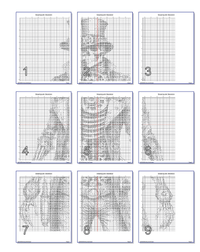 Thumbnail for Stitching Jules Design Cross Stitch Pattern Steampunk Skeleton Halloween Cool Gothic Counted Cross Stitch Pattern Digital Download