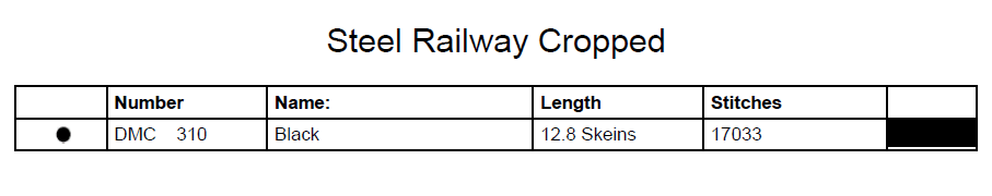 Stitching Jules Design Cross Stitch Pattern Steel Railway Smaller Cross Stitch Pattern | Instant PDF Download