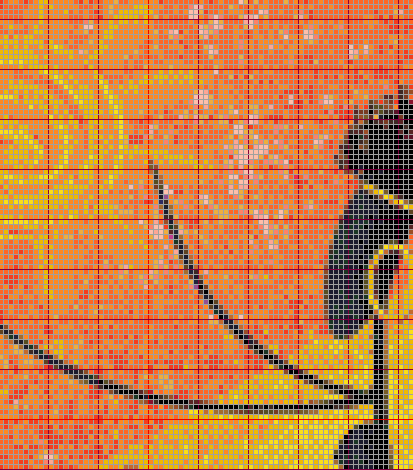 Stitching Jules Design Cross Stitch Pattern Sun Worship Cross Stitch Pattern Digital Download