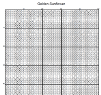 Thumbnail for Stitching Jules Design Cross Stitch Pattern Sunflower Floral Large Full Coverage Counted Cross Stitch Pattern (Digital Download)