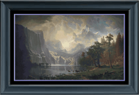 Thumbnail for Stitching Jules Design Cross Stitch Pattern Supersized Sierra Nevada Painting Bierstadt Nature Landscape Gigantic Cross Stitch Embroidery Needlepoint Pattern PDF Download - Ready For Pattern Keeper