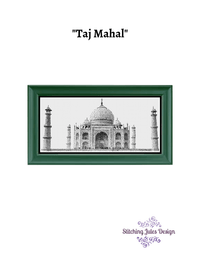 Thumbnail for Stitching Jules Design Cross Stitch Pattern Taj Mahal India Cross Stitch Pattern