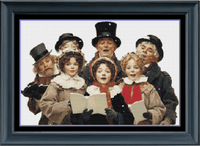Thumbnail for Stitching Jules Design Cross Stitch Pattern The Carolers Christmas Singers Counted Cross Stitch Pattern | Victorian Art | Instant Download PDF