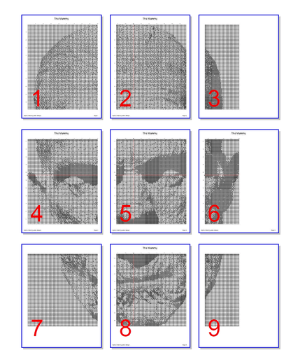 Stitching Jules Design Cross Stitch Pattern The Mummy Classic Horror Movie Monochrome Cross Stitch Pattern Instant PDF Download