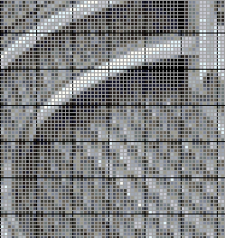 Stitching Jules Design Cross Stitch Pattern Theater Cross Stitch Pattern | Greyscale Cross Stitch Pattern | Digital PDF Download And Physical Pattern Options