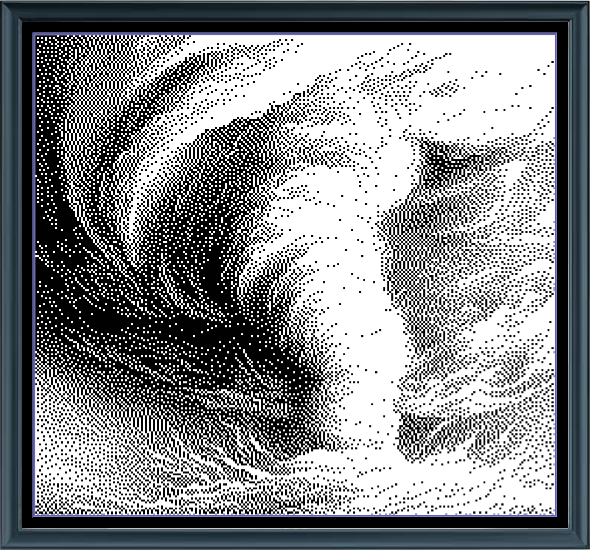 Stitching Jules Design Cross Stitch Pattern Tornado Storm Chaser Monochrome Blackwork Counted Cross Stitch Pattern Digital Download