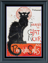 Thumbnail for Stitching Jules Design Cross Stitch Pattern Tournee Du Chat Noir French Cat Cross Stitch Embroidery Needlepoint Pattern PDF Download - Ready For Pattern Keeper