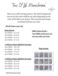 Thumbnail for Stitching Jules Design Cross Stitch Pattern Tree Of Life Yggdrasil Cross Stitch Pattern Instant PDF Download