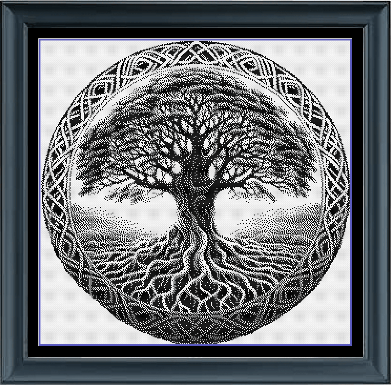 Stitching Jules Design Cross Stitch Pattern Tree Of Life Yggdrasil Cross Stitch Pattern Instant PDF Download