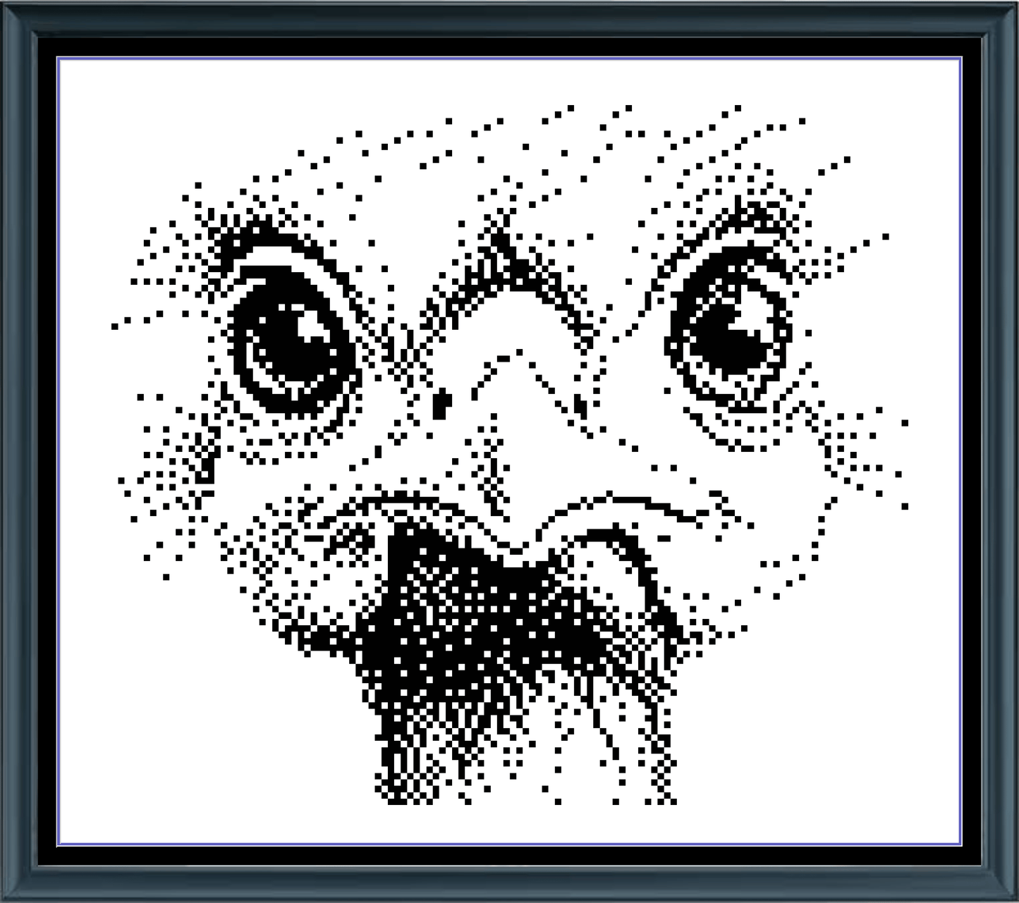 Stitching Jules Design Cross Stitch Pattern Turkey Farm Animal Mini Monochrome Counted Cross-Stitch Pattern (Digital Download)