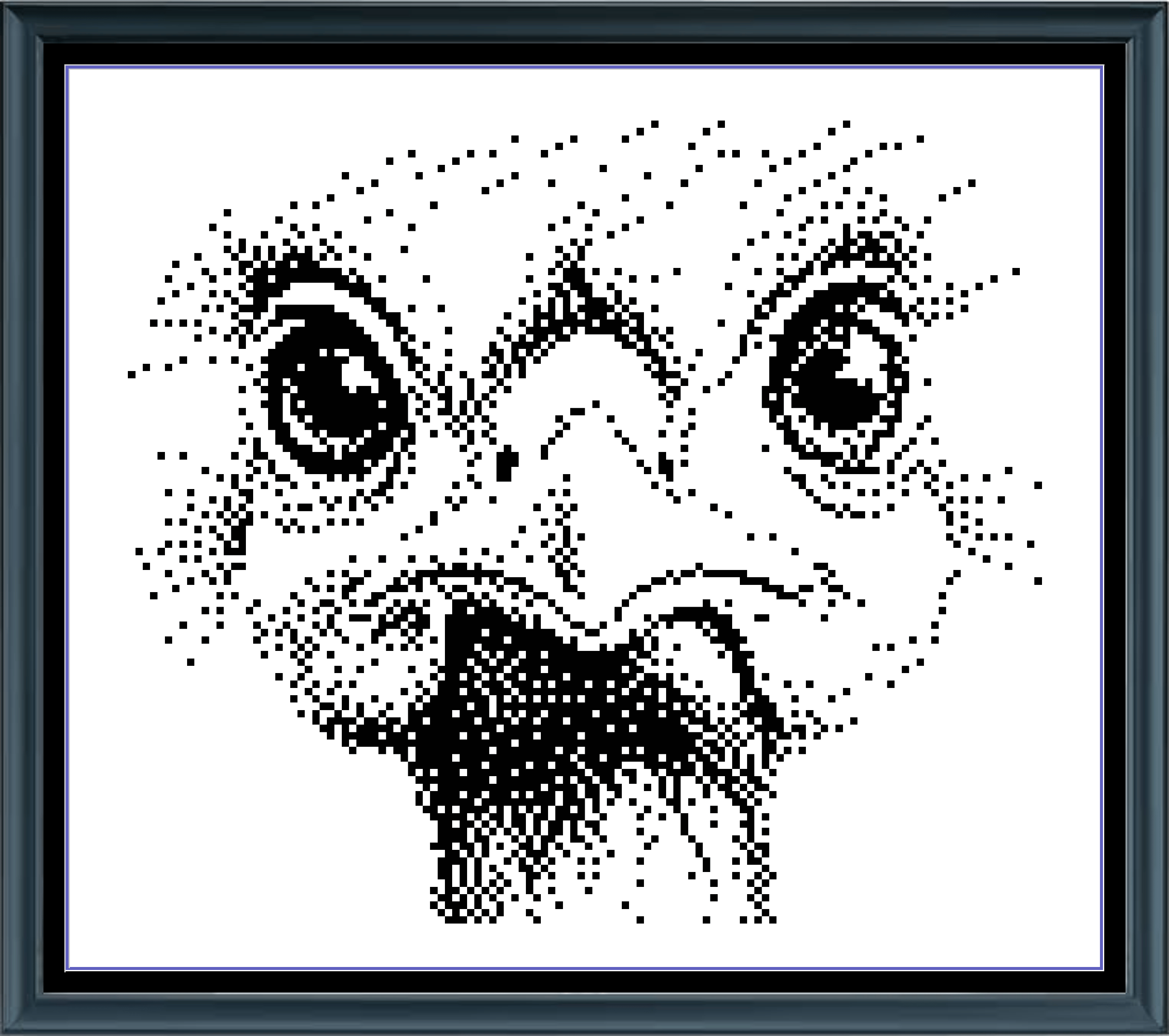 Stitching Jules Design Cross Stitch Pattern Turkey Farm Animal Mini Monochrome Counted Cross-Stitch Pattern (Digital Download)