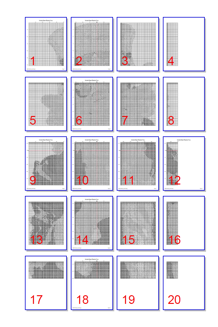 Stitching Jules Design Cross Stitch Pattern Uncle Sam Cross Stitch Pattern | USA Patriotic Cross Stitch Pattern | Instant PDF Download And