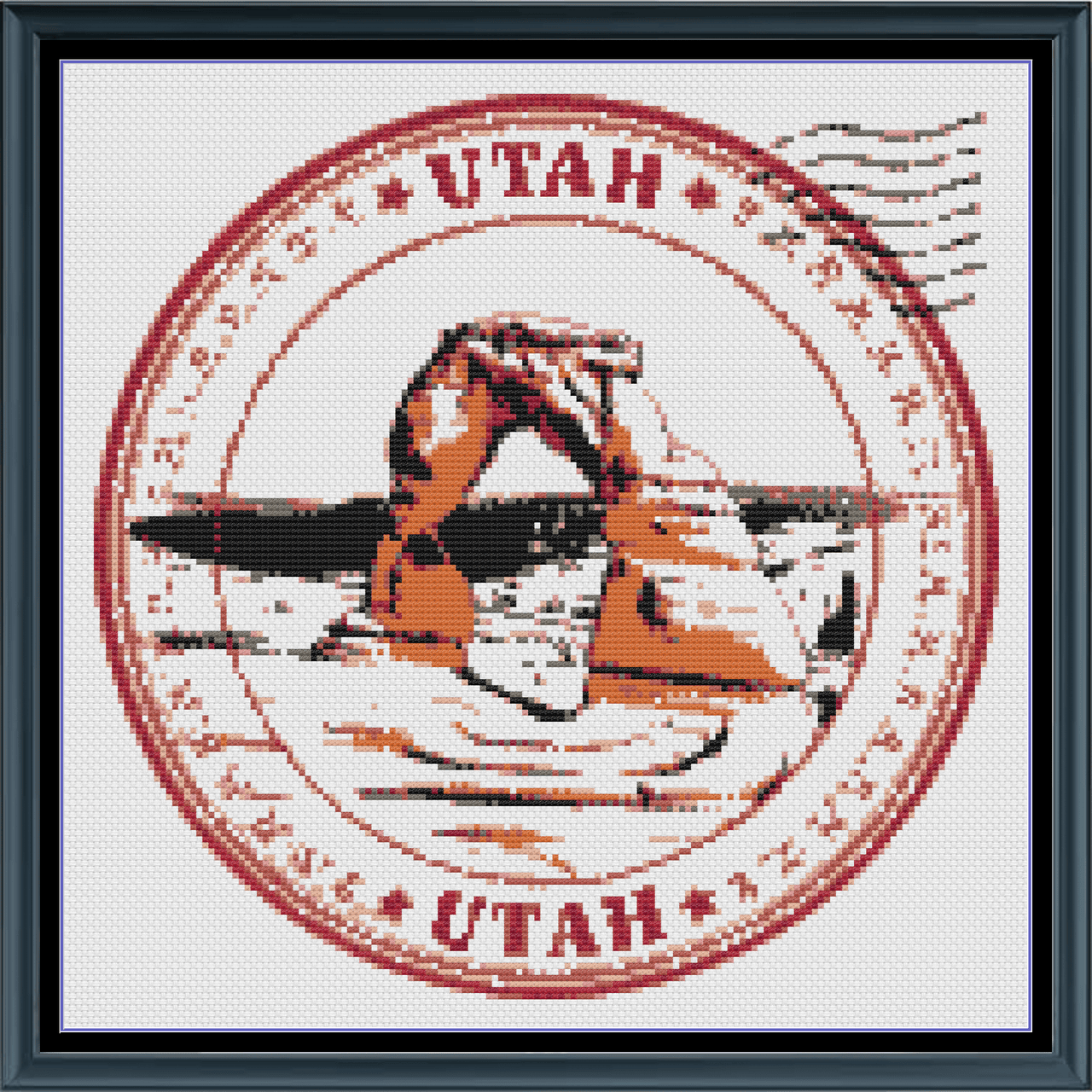 Stitching Jules Design Cross Stitch Pattern Utah Arches National Monument US State Counted Cross Stitch Pattern | Instant Download PDF