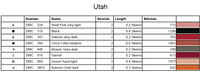 Thumbnail for Stitching Jules Design Cross Stitch Pattern Utah Arches National Monument US State Counted Cross Stitch Pattern | Instant Download PDF