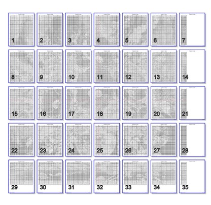Stitching Jules Design Cross Stitch Pattern Vase Of Flowers Floral Large Full Coverage Counted Cross Stitch Pattern Digital Download