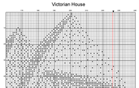 Thumbnail for Stitching Jules Design Cross Stitch Pattern Victorian House Monochrome