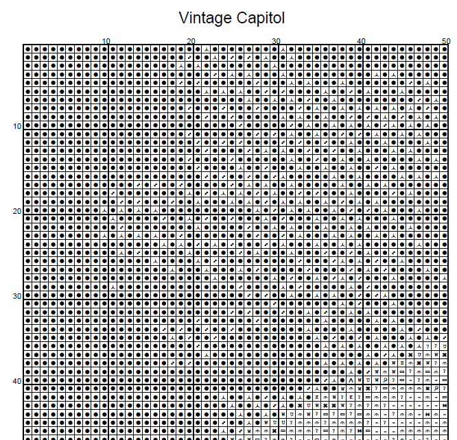 Stitching Jules Design Cross Stitch Pattern Vintage Capitol City Building Drawing Full Coverage Counted Cross Stitch Pattern Digital Download