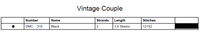 Thumbnail for Stitching Jules Design Cross Stitch Pattern Vintage Couple Romantic Love Monochrome Black White Counted Cross Stitch Pattern  Digital Download