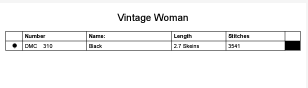 Stitching Jules Design Cross Stitch Pattern Vintage Fancy Lady Counted Cross Stitch Pattern | Monochrome Cross Stitch | Instant Download PDF