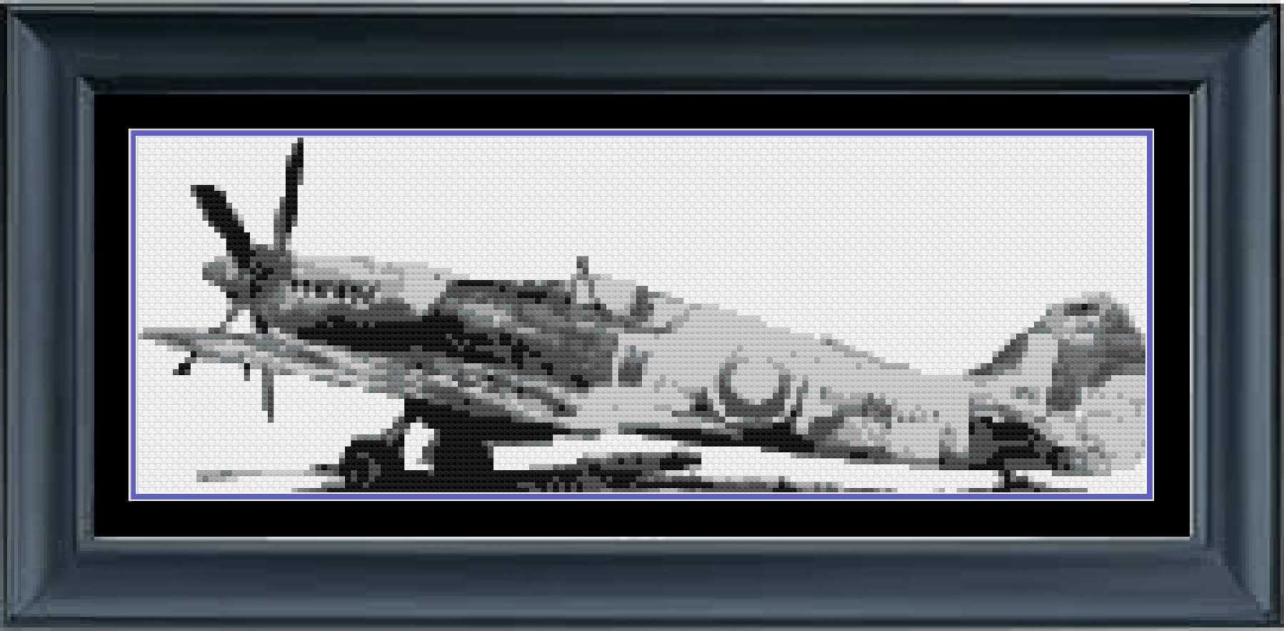 Stitching Jules Design Cross Stitch Pattern Vintage Fighter Plane Cross Stitch Pattern | World War II Fighter Plane | PDF Instant Download