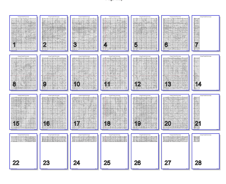 Stitching Jules Design Cross Stitch Pattern Vintage Football Sports Game Full Coverage Counted Cross-Stitch Pattern (Digital Download)