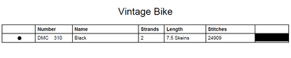 Stitching Jules Design Cross Stitch Pattern Vintage Motorcycle Bike Monochrome Counted Cross Stitch Pattern (Digital Download)
