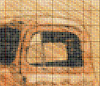 Thumbnail for Stitching Jules Design Cross Stitch Pattern Vintage Truck Design Car Auto Full Coverage Counted Cross Stitch Pattern Digital Download