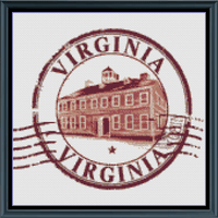 Thumbnail for Stitching Jules Design Cross Stitch Pattern Virginia