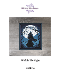 Thumbnail for Stitching Jules Design Cross Stitch Pattern Walk in The Night