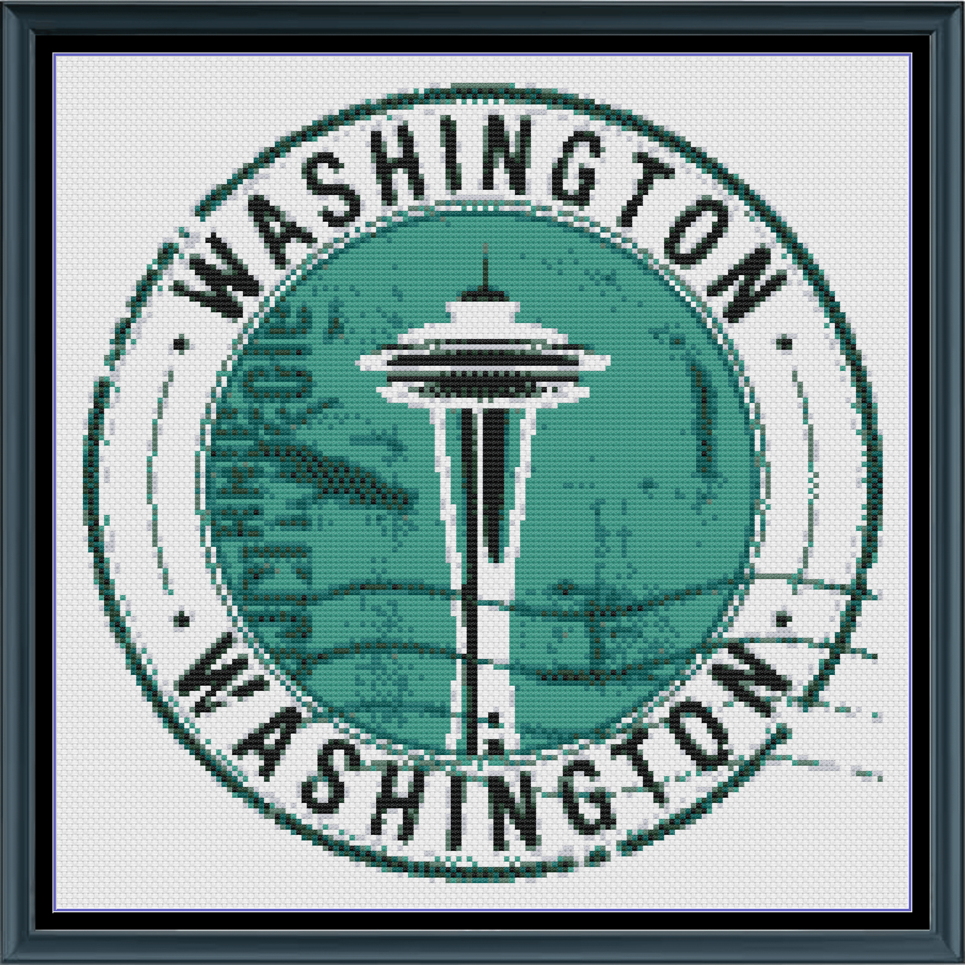 Stitching Jules Design Cross Stitch Pattern Washington State Seattle US America Counted Cross Stitch Pattern | Instant Download PDF
